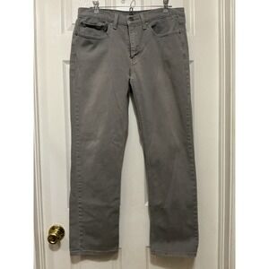 Levi's 514 Gray 31x30 Jeans Straight Leg Cut Week 52 2019